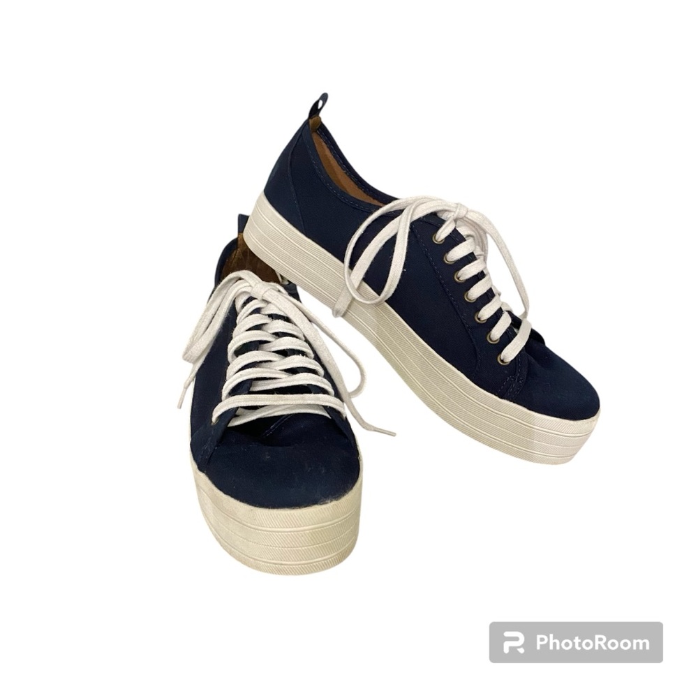 Mossimo Supply Co. Navy and White Sneakers WMS SZ 9